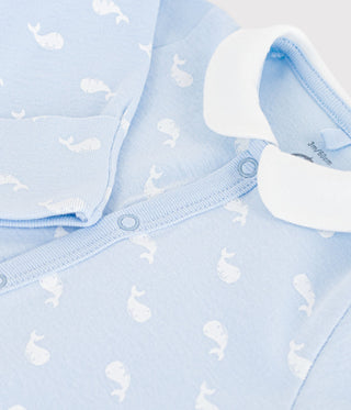 NEWBORN BABY UNISEX ORGANIC COTTON FOOTLESS SLEEPSUIT AND SLEEPING BAG (2-IN-1 USE)
