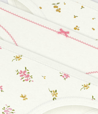 GIRL'S ORGANIC COTTON PANTIES - 3-PACK