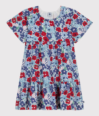 GIRL'S ORGANIC COTTON LIGHTWEIGHT POPLIN DRESS