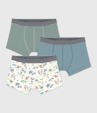 BOY'S ORGANIC COTTON BOXERS - 3-PACK