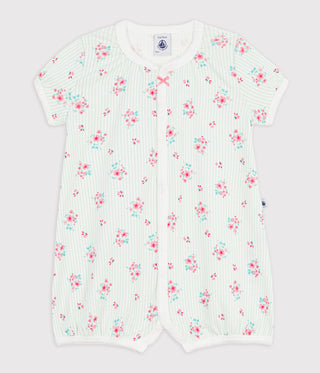BABY GIRL'S ORGANIC COTTON ROMPERS