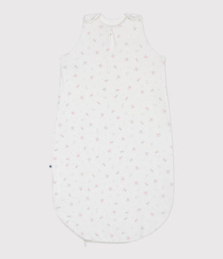NEWBORN BABY GIRL'S ORGANIC COTTON SLEEPING BAG 0.5 TOG IN FLORAL PRINT