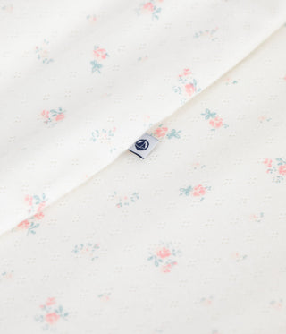 NEWBORN BABY GIRL'S ORGANIC COTTON SLEEPING BAG 0.5 TOG IN FLORAL PRINT
