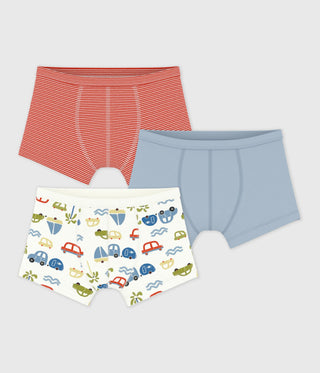 BOY'S ORGANIC COTTON BOXERS - 3-PACK