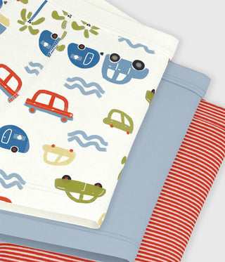 BOY'S ORGANIC COTTON BOXERS - 3-PACK
