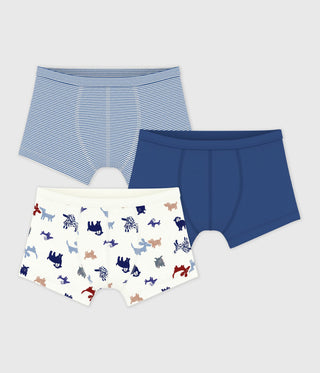 BOY'S ORGANIC COTTON BOXERS - 3-PACK
