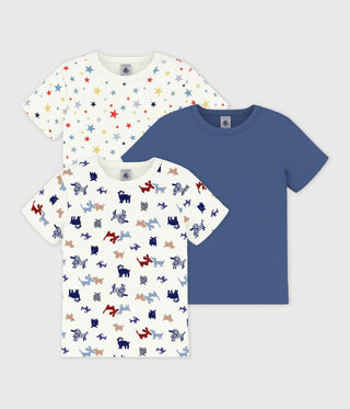 BOY'S ORGANIC COTTON T-SHIRT -3-PACK