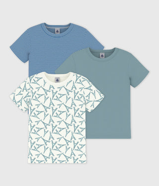 BOY'S ORGANIC COTTON T-SHIRT -3-PACK