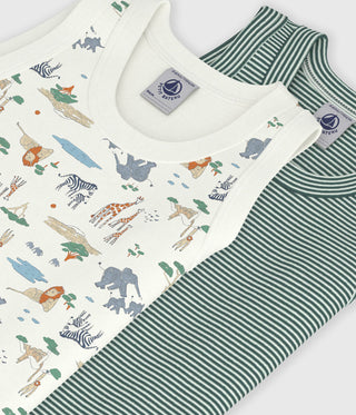 BOY'S ORGANIC COTTON SINGLETS - 2-PACK