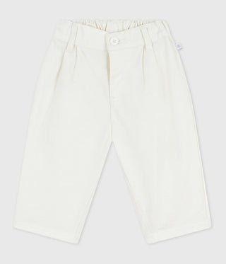 BABY BOY'S ORGANIC COTTON TWILL PANTS