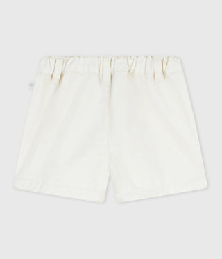 BABY BOY'S ORGANIC COTTON TWILL SHORTS