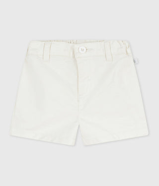 BABY BOY'S ORGANIC COTTON TWILL SHORTS