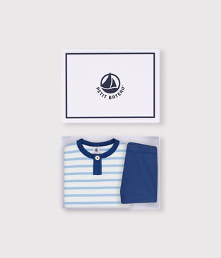 BABY BOY'S ORGANIC COTTON TOP AND SHORTS 2-PC GIFT SET