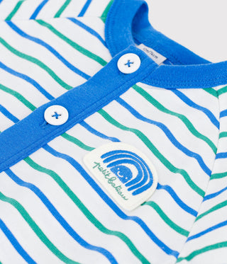 BABY BOY'S ORGANIC COTTON ROMPERS