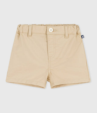 BABY BOY'S ORGANIC COTTON TWILL SHORTS