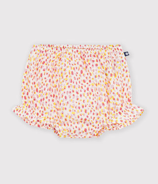 BABY GIRL'S LIGHTWEIGHT ORGANIC COTTON BLOOMERS
