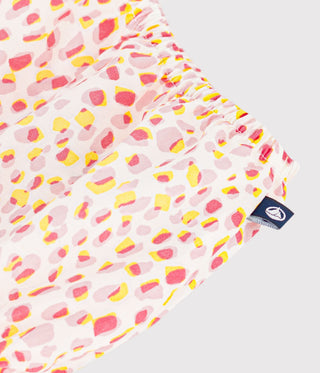 BABY GIRL'S LIGHTWEIGHT ORGANIC COTTON BLOOMERS