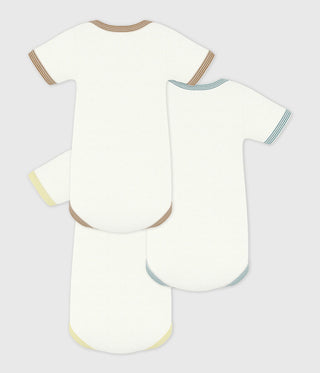 BABY BOY'S ORGANIC COTTON BODYSUIT - 3-PACK
