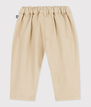 BABY BOY'S ORGANIC COTTON TWILL PANTS