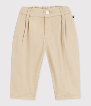 BABY BOY'S ORGANIC COTTON TWILL PANTS
