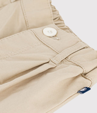 BABY BOY'S ORGANIC COTTON TWILL PANTS