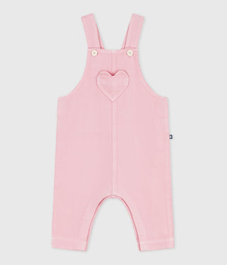 BABY GIRL'S COTTON DUNGAREES