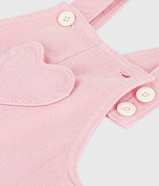 BABY GIRL'S COTTON DUNGAREES