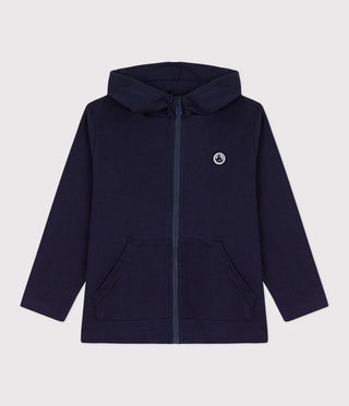 BOY'S COTTON ZIP-UP HOODIE