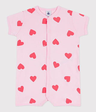 BABY GIRL'S ORGANIC COTTON ROMPERS