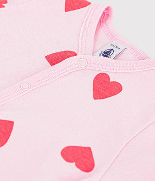 BABY GIRL'S ORGANIC COTTON ROMPERS