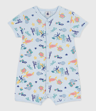 BABY BOY'S ORGANIC COTTON ROMPERS (GLOW-IN-THE-DARK)
