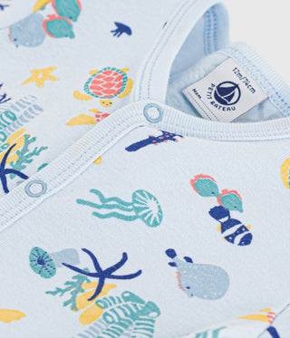 BABY BOY'S ORGANIC COTTON ROMPERS (GLOW-IN-THE-DARK)