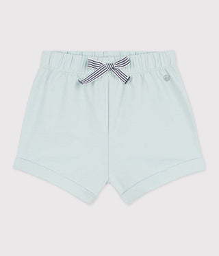 BABY BOY'S ORGANIC COTTON FLEECE SHORTS