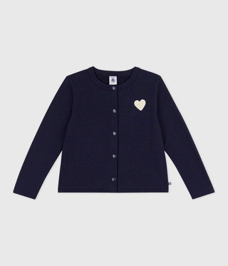GIRL'S COTTON CARDIGAN