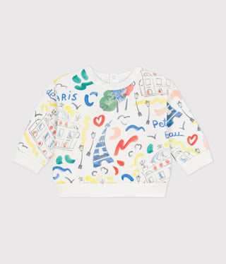 [LIMITED EDITION] BABY UNISEX COTTON SWEATSHIRT IN OPERA DE PARIS PRINT