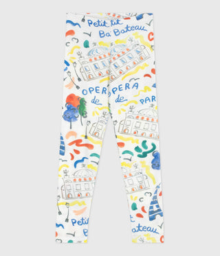 [LIMITED EDITION] GIRL'S COTTON BALERINA LEGGING IN OPERA DE PARIS PRINT