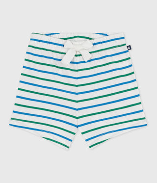 BABY BOY'S ORGANIC COTTON SHORTS IN STRIPES