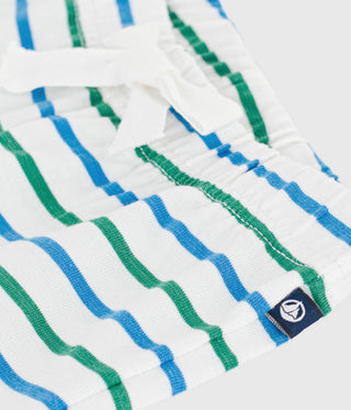 BABY BOY'S ORGANIC COTTON SHORTS IN STRIPES