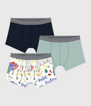 [LIMITED EDITION] BOY'S ORGANIC COTTON BOXERS IN OPERA DE PARIS PRINT - 3-PACK