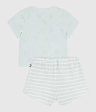 BABY BOY'S SHORT ORGANIC COTTON TOP AND SHORTS 2-PC SET
