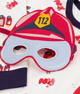 BOY'S ORGANIC COTTON PYJAMAS (WITH MASK)