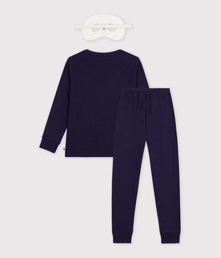 BOY'S ORGANIC COTTON PYJAMAS (SKELETON & MASK)