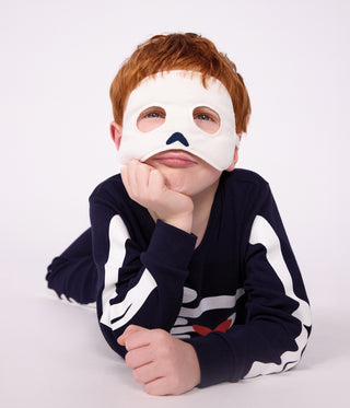 BOY'S ORGANIC COTTON PYJAMAS (SKELETON & MASK)