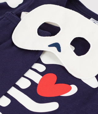 BOY'S ORGANIC COTTON PYJAMAS (SKELETON & MASK)