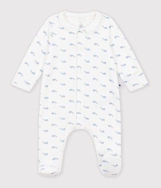 NEWBORN BABY BOY'S ORGANIC COTTON SLEEPSUIT AND TOY GIFT SET