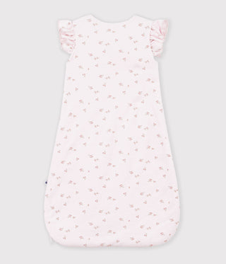 BABY GIRL'S 3 TOG FLOWER PRINT ORGANIC COTTON CORDUROY SLEEPING BAG