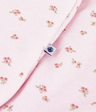 BABY GIRL'S 3 TOG FLOWER PRINT ORGANIC COTTON CORDUROY SLEEPING BAG