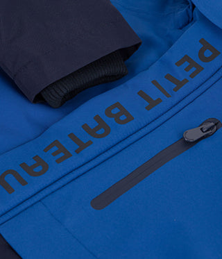 BOY'S MID-LENGTH COLOURBLOCK PARKA