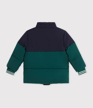 BOY'S COLOURBLOCK PUFFER JACKET