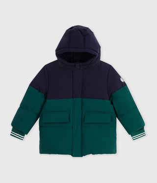 BOY'S COLOURBLOCK PUFFER JACKET